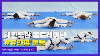 태권도장 홈트레이닝 part.2 유연성 운동!(Taekwondo Home Training)ㅣ태권도신문 TKDNEWS