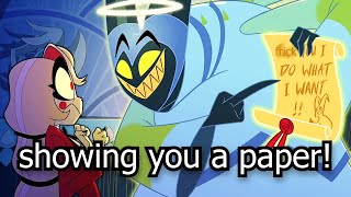 "Hell is Forever" but the lyrics are literal (Hazbin Hotel)