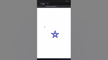 #python | drawing star in #turtle python