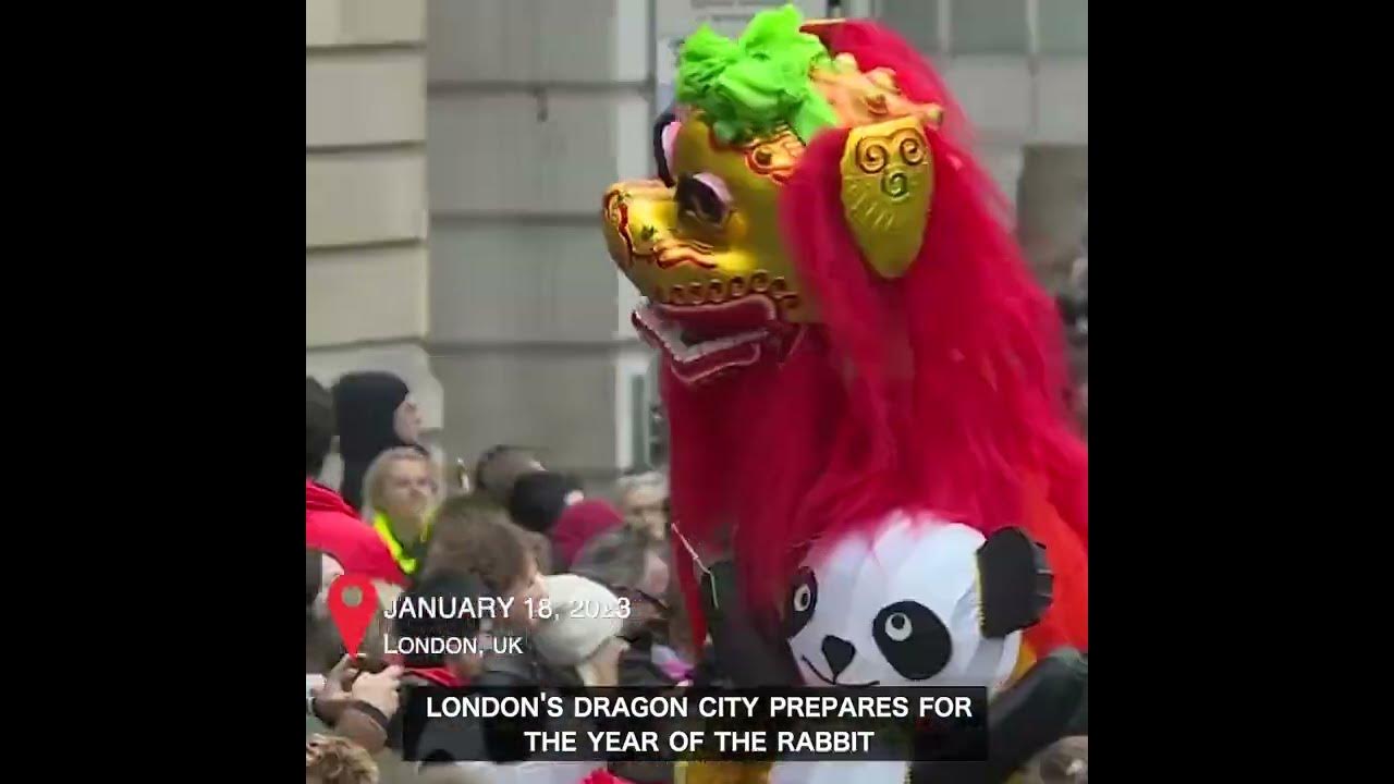 🧨🧨🧨 London's Chinatown gears up for New Year of Rabbit #springfestival #春节 #兔年