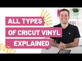 All Types of Cricut Vinyl Explained