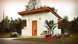 Small, Simple & Cozy | 10’x16’ (3x5m) Tiny Home Design