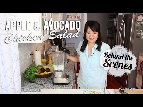 Apple and Avocado Chicken Salad - Behind the Scenes (7/18/14) | Chef Julie Yoon