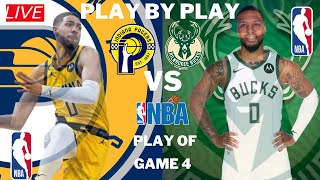 NBA MILWAUKEE BUCKS VS INDIANA PACERS | PLAY OF GAME 4