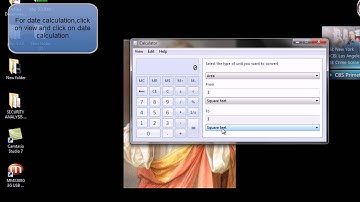 NEW CALCULATOR IN WINDOWS 7 UNIT CONVERSION AND DATE CALCULATION