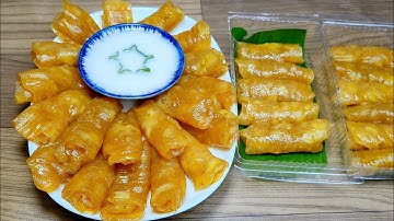 Cách làm BÁNH CHUỐI ĐƯỜNG THỐT NỐT dẻo dai cấp tốc - BÁNH CHUỐI HẤP - @TÚLÊMIỀNTÂY