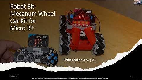 Kittenbot Robot Bit-Mecanum Wheel Car Kit for Micro Bit