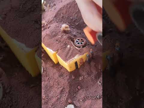 Menemukan truk mainan ayok kita Bulldozer