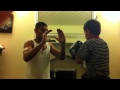 7years old Zain boxing.