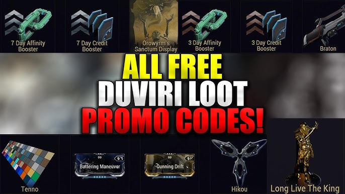 Warframe Promo Codes for Free Glyph and Platinum (2023) - Gaming