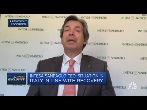 Confident Italy's GDP can grow in a 'significant way,' says Intesa Sanpaolo CEO