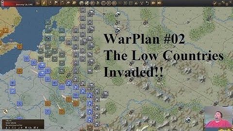 WarPlan Game The Low Countries Invaded! By Slitherine & Matrix Games #02
