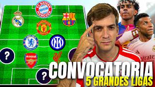 HACEMOS LA SELECCIÓN DE LAS 5 GRANDES LIGAS *un jugador por equipo*