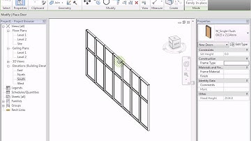 Revit Curtain Wall Doors