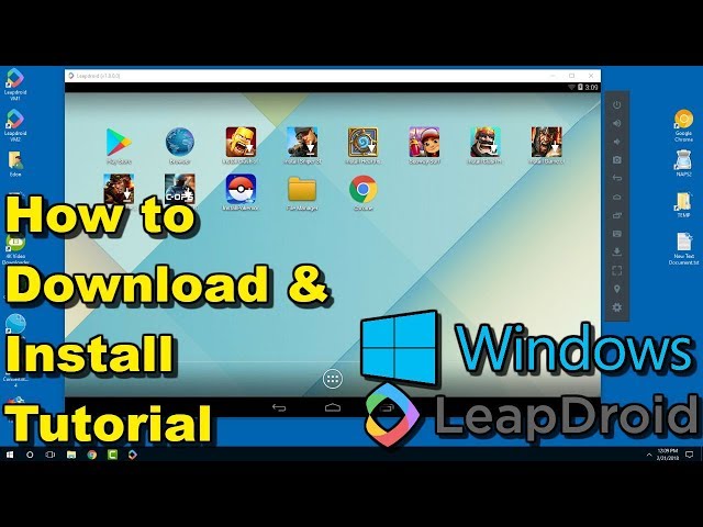 LeapDroid 2018 Android Emulator for Windows - How to Download and Install Tutorial class=