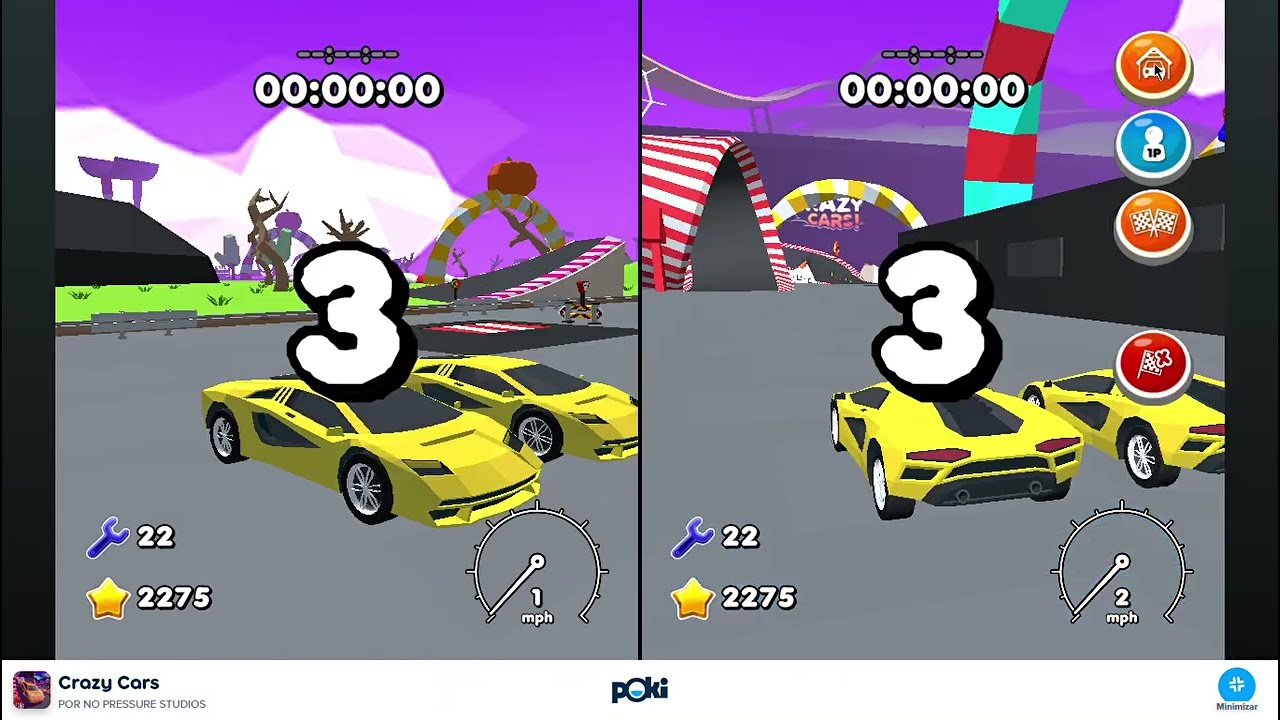 How to Beat Drive Mad Level 21 at Poki Car Games [4K] 