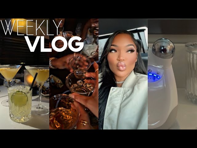 VLOG: NEW VITAMINS + CANADA TRIP + FACE DEVICE FIRST IMPRESSION + NIGHT OUTS & MORE