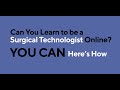 Surgical technologist program