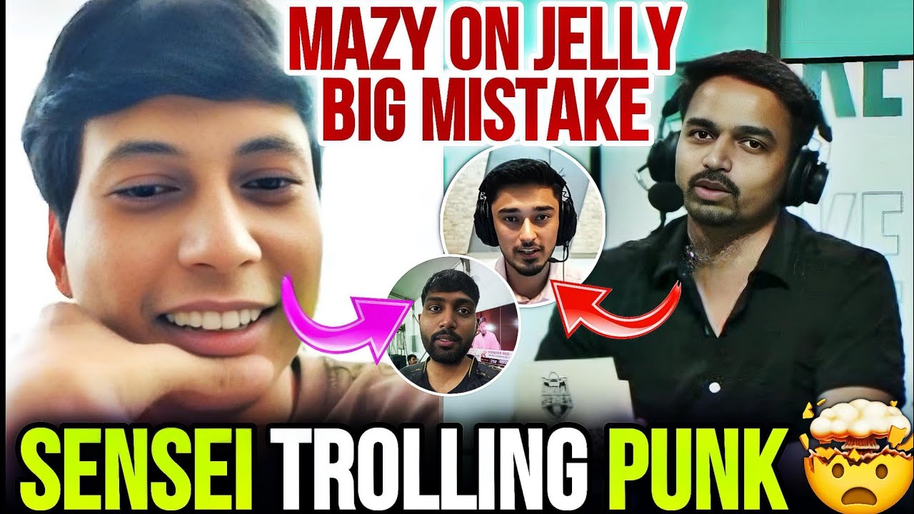 Sensei Trolling Punkk 🚨😱 Mazy On Jelly Big Mistake ❓ Punk Goat 🐐