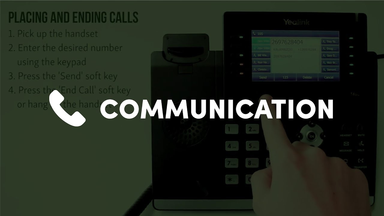 Yealink Phone Instructions YouTube