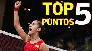 Los 5 mejores puntos de la carrera de Carolina Marín | Diario AS