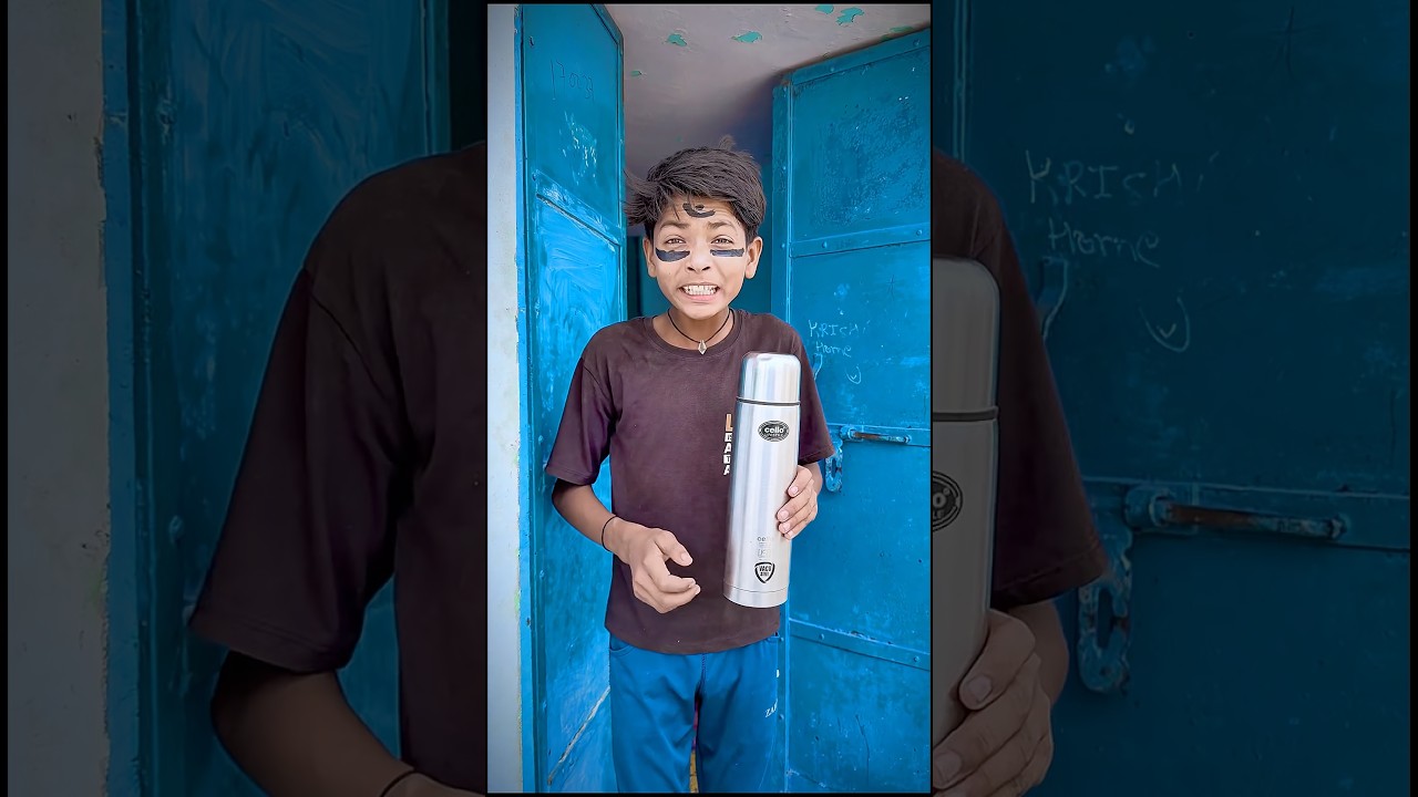 Water bottle aur Chhota bhai ￼🤣 #trendingshorts #virelshorts #youtubeshorts #comedyshorts #shorts