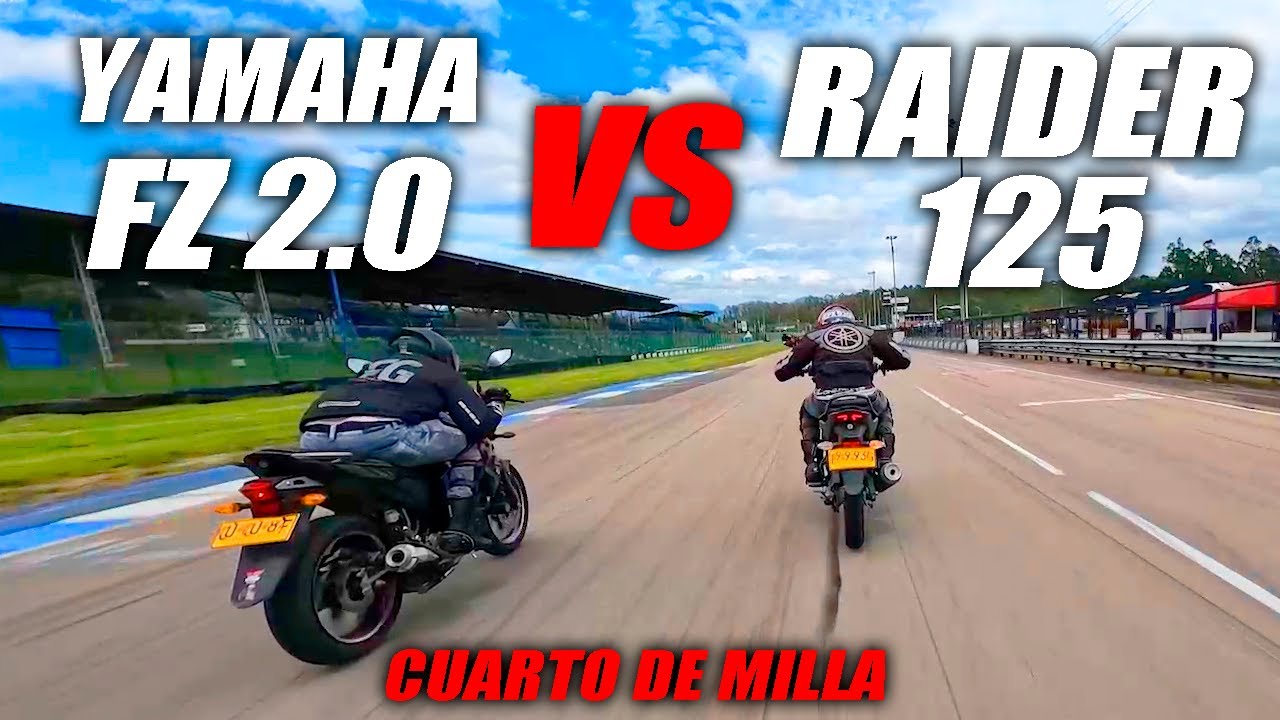 Pequeña BESTIA RAIDER 125🆚 FZ 2.0🔥Fullgass Cuarto de milla🛑
