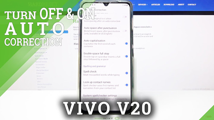 Cài đặt bàn phím điện thoại Vivo v20