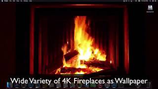 Fireplace 4K for Mac - Video + Audio Wallpaper Themes for your Mac - Now with Dark Mode support! screenshot 2