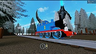 Thomas And Friends Drive Thomas, James, Gordon, Percy Under The Dragon Godzilla
