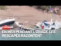 En mer pendant lorage en corse