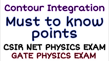 Most Important Points | Contour Integration | CSIR NET PHYSICS EXAM