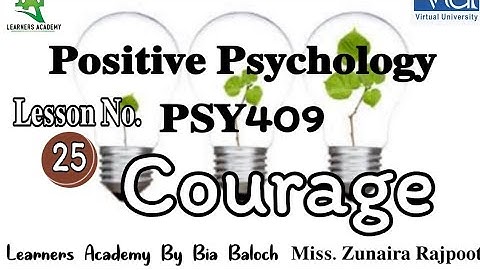 Positive Psychology (PSY409)VU Urdu | Lecture No. 25 | Learners Academy By Bia Baloch
