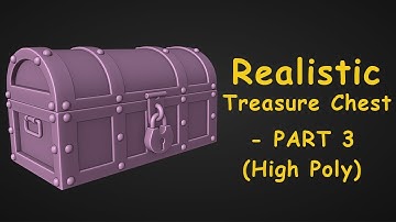 Realistic Treasure Chest - High Poly Creation | Game Asset