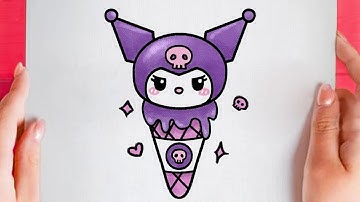 How to draw Kuromi | Sanrio Hello kitty and Friends