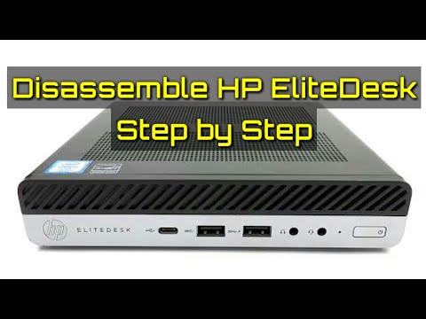 How to disassemble | Open case and cleaning step by step HP