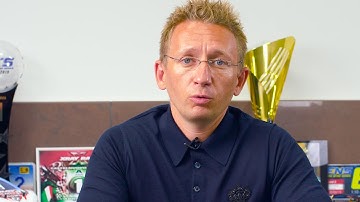 Martin Hudy explaing us about the birth of a new model in the Xray Factory