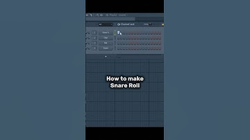 How to Make Snare Roll #shorts #feedshorts #flstudio