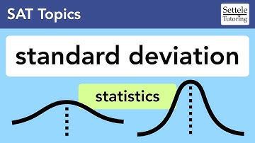 Standard Deviation — comparing two data sets on the SAT