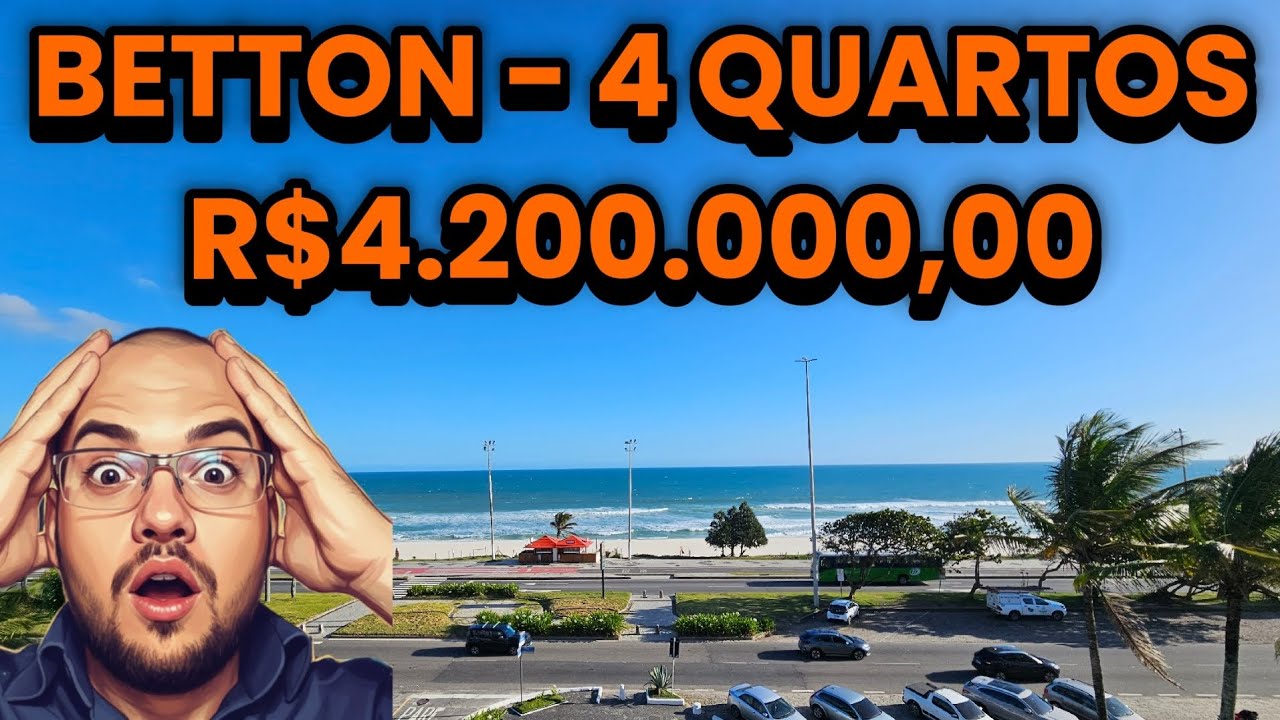 TOUR EM APARTAMENTO DE LUXO NA PRAIA DA BARRA (BETTON)  - FRONTAL MAR - R$4.200.000,00 