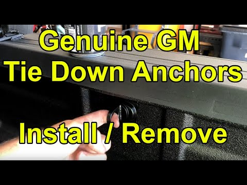 [HOW TO] Install Genuine GM Tie Down Anchors (Or Remove) – Fits All GM Trucks