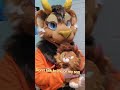 Literally saw this cutie at goblin market yesterday! He's my son now :D #furry #fursuit #manticore