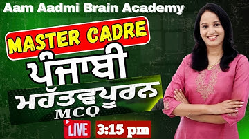 Master Cadre Punjabi | 2nd paper preparation |master cadre new update