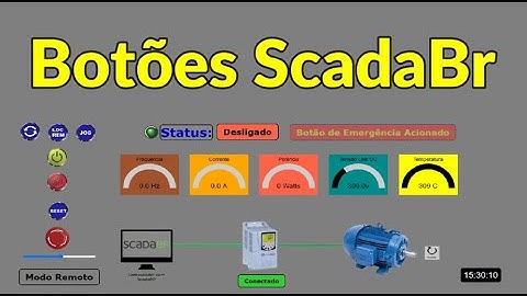 BOTÕES PARA SCADABR REPRESENTAÇÃO GRÁFICA