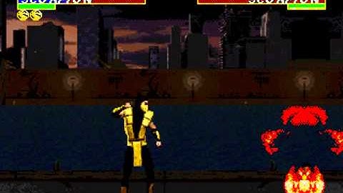 Ultimate Mortal Kombat 3 - Genesis & Mega Drive - Scorpion - Babality
