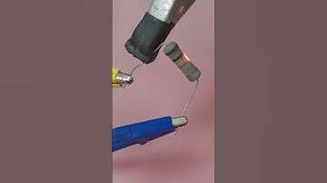 Resistor Burning | 10Ω  3watt #shorts