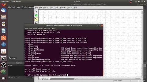 DHCP Emulation Core Network Ubuntu 18.04 LTS