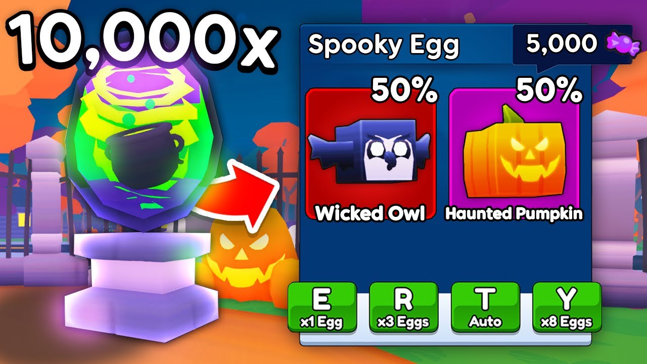 I Opened 10,000 RARE Halloween Eggs in Arm Wrestling Simulator!