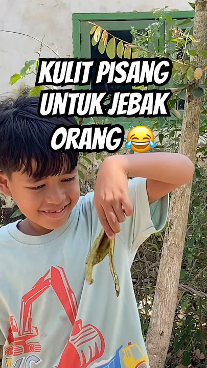 Kulit pisang untuk jebak orang #videoshort #comedy #lucu #funny #humor