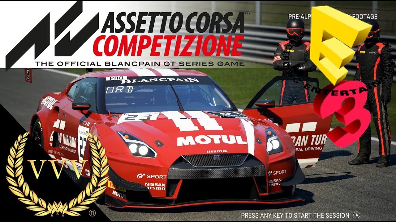 Assetto Corsa Competizione - E3 2018 trailer showcases first